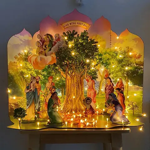 Cách Trang Trí Lễ Đài Phật Đản Tại Gia, Xe Hoa Phật Đản Đẹp Và Ý Nghĩa