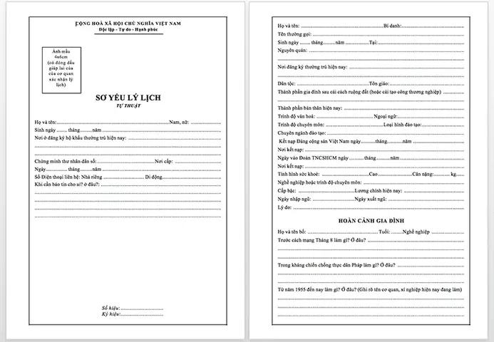 Mẫu Sơ Yếu Lý Lịch Phật Giáo: Hướng Dẫn Toàn Tập Cho Người Xuất Gia