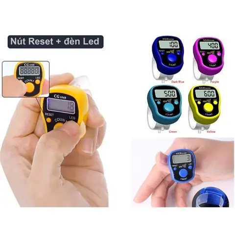 Máy Đếm Số Niệm Phật Loại Xỏ Ngón