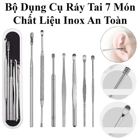 Bộ Kềm Làm Móng 12 Món Inox Dày Dặn Tiện Dụng Siêu Bền