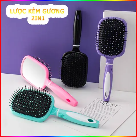 Lược Điện Chải Thẳng Tóc Mini Không Dây Đa Năng