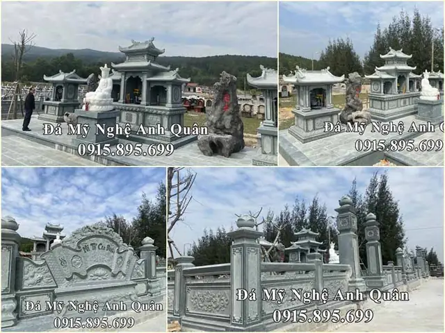 Khu Lăng Mộ Tại Tĩnh Gia Thanh Hóa, Công Trình Khẳng Định Thương Hiệu Của Đá Mỹ Nghệ Anh Quân.