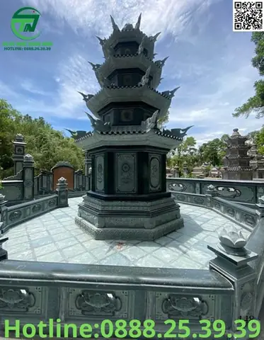 🔹 Kích Thước Mộ Tháp Đá Theo Thước Lỗ Ban