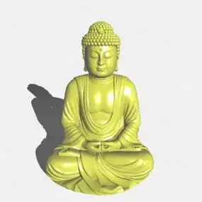 Mô Hình Tượng Phật Nhật Bản Châu Á 3d