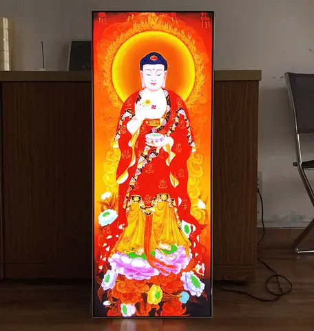 Hộp Đèn Tranh Phật Giáo