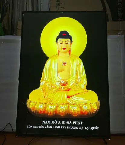 Hộp Đèn Tranh Phật Giáo