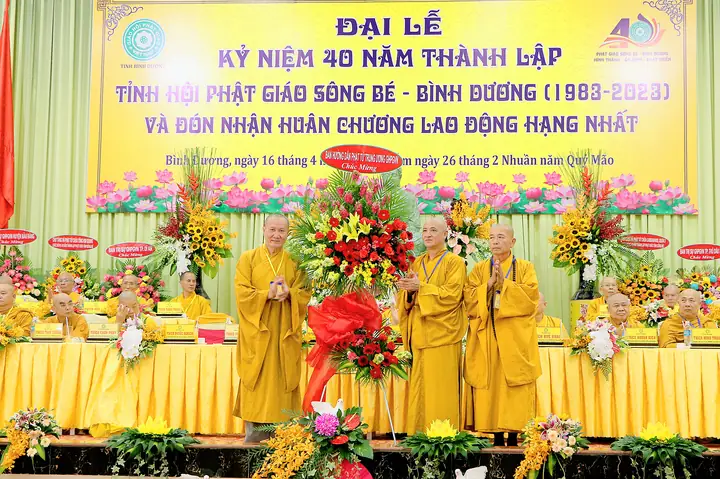 Giáo Hội Phật Giáo Việt Nam Tỉnh Bình Dương Trọng Thể Tổ Chức Lễ Kỷ Niệm 40 Năm Thành Lập Tỉnh Hội Phật Giáo Sông Bé - Bình Dương