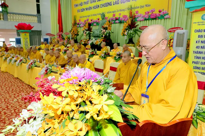 Giáo Hội Phật Giáo Việt Nam Tỉnh Bình Dương Trọng Thể Tổ Chức Lễ Kỷ Niệm 40 Năm Thành Lập Tỉnh Hội Phật Giáo Sông Bé - Bình Dương