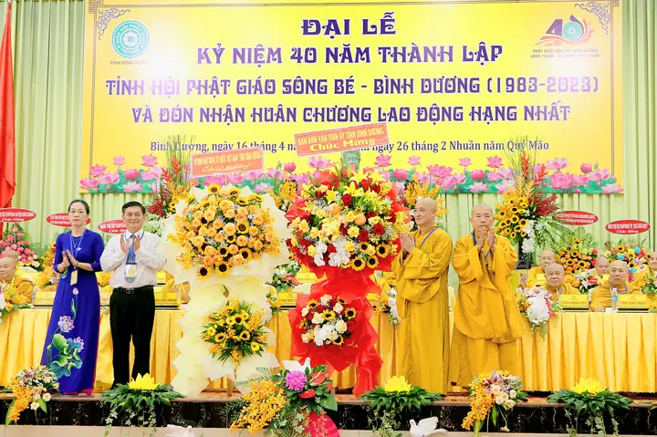Giáo Hội Phật Giáo Việt Nam Tỉnh Bình Dương Trọng Thể Tổ Chức Lễ Kỷ Niệm 40 Năm Thành Lập Tỉnh Hội Phật Giáo Sông Bé - Bình Dương