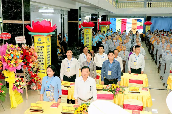 Giáo Hội Phật Giáo Việt Nam Tỉnh Bình Dương Trọng Thể Tổ Chức Lễ Kỷ Niệm 40 Năm Thành Lập Tỉnh Hội Phật Giáo Sông Bé - Bình Dương