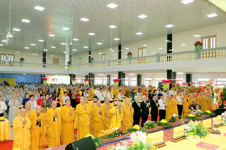 Giáo Hội Phật Giáo Việt Nam Tỉnh Bình Dương Trọng Thể Tổ Chức Lễ Kỷ Niệm 40 Năm Thành Lập Tỉnh Hội Phật Giáo Sông Bé - Bình Dương