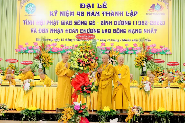 Giáo Hội Phật Giáo Việt Nam Tỉnh Bình Dương Trọng Thể Tổ Chức Lễ Kỷ Niệm 40 Năm Thành Lập Tỉnh Hội Phật Giáo Sông Bé - Bình Dương