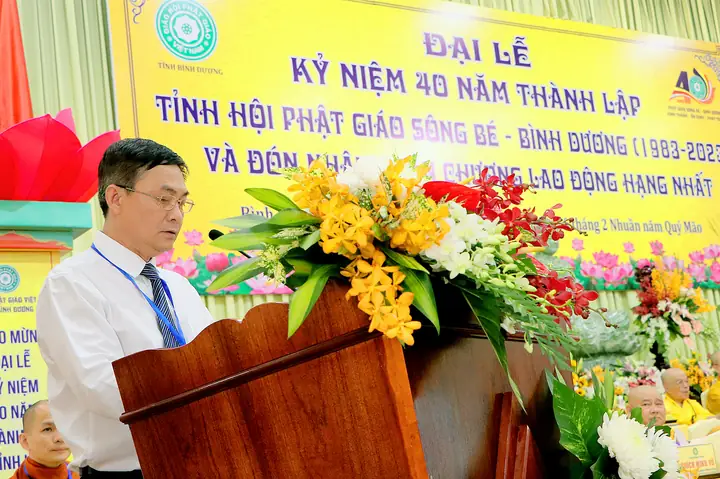 Giáo Hội Phật Giáo Việt Nam Tỉnh Bình Dương Trọng Thể Tổ Chức Lễ Kỷ Niệm 40 Năm Thành Lập Tỉnh Hội Phật Giáo Sông Bé - Bình Dương