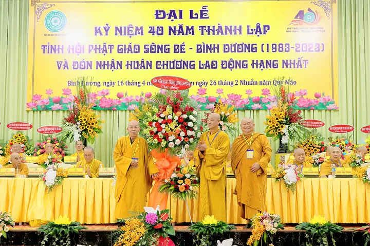 Giáo Hội Phật Giáo Việt Nam Tỉnh Bình Dương Trọng Thể Tổ Chức Lễ Kỷ Niệm 40 Năm Thành Lập Tỉnh Hội Phật Giáo Sông Bé - Bình Dương