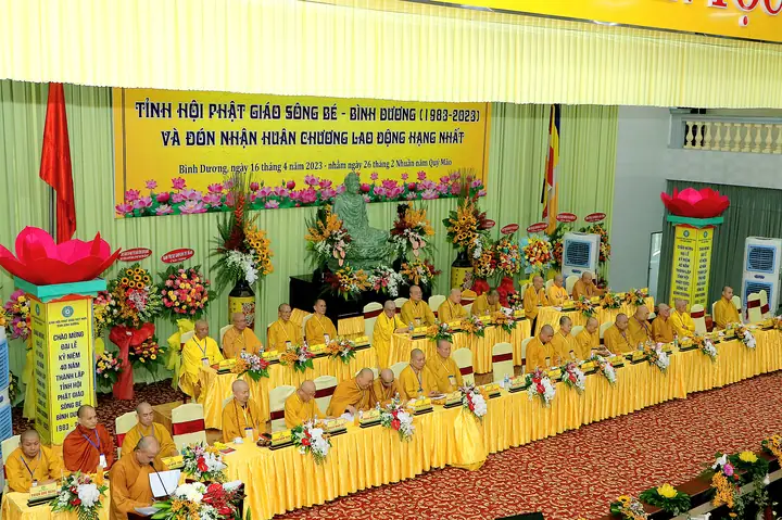 Giáo Hội Phật Giáo Việt Nam Tỉnh Bình Dương Trọng Thể Tổ Chức Lễ Kỷ Niệm 40 Năm Thành Lập Tỉnh Hội Phật Giáo Sông Bé - Bình Dương