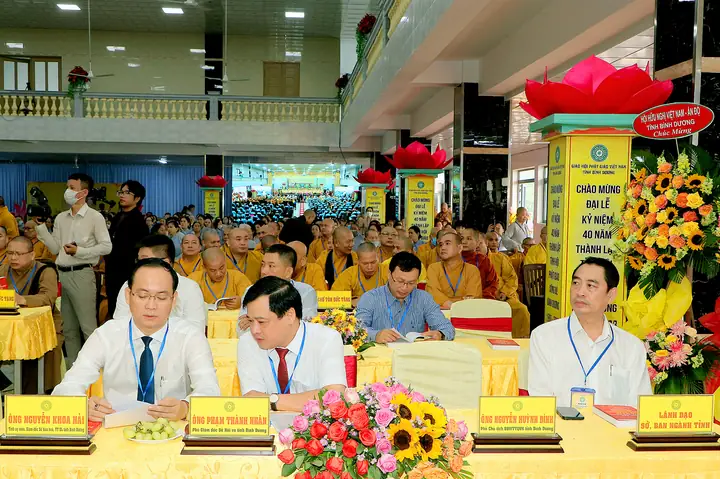 Giáo Hội Phật Giáo Việt Nam Tỉnh Bình Dương Trọng Thể Tổ Chức Lễ Kỷ Niệm 40 Năm Thành Lập Tỉnh Hội Phật Giáo Sông Bé - Bình Dương