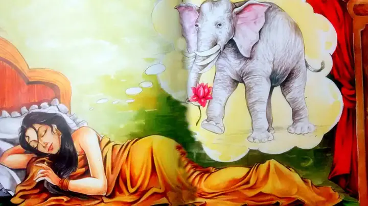 Hoàng Hậu Maya Mang Thai Và Hạ Sinh Đức Phật