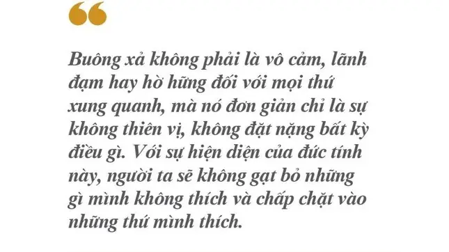 Nghe Phật Pháp Buông Bỏ