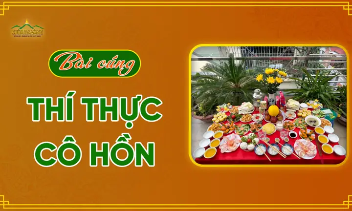 Bài Cúng Thí Thực Cô Hồn