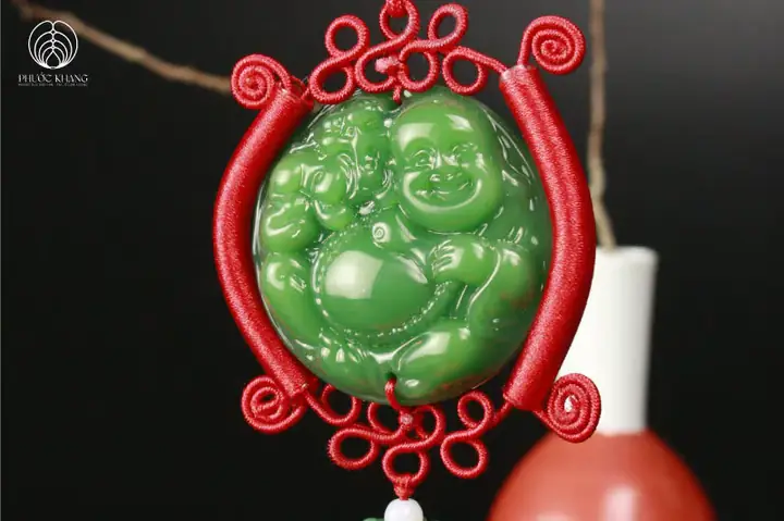 Ngá»c Bá»i Treo Xe Ã Tã´ Hã¬nh Pháº­t Di Láº·c