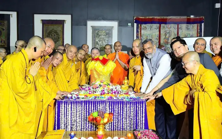 Những Hình Ảnh Cung Rước Xá Lợi Đức Phật Về Bình Chánh- Ảnh 10.