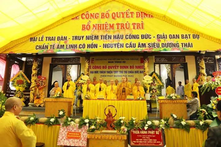 Thừa Thiên Huế: Lễ Công Bố Quyết Định Bổ Nhiệm Trú Trì Niệm Phật ...