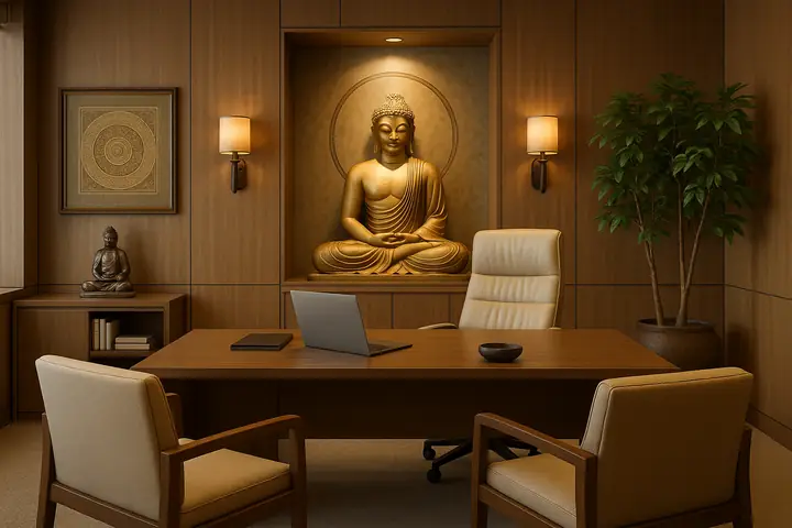 Văn Hoá Phật Giáo Trong Thiết Kế Nội Thất Phòng Chủ Tịch (phần 1)