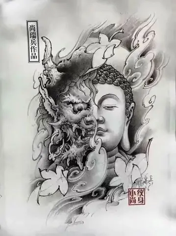 Vị Trí Xăm Hình Nửa Mặt Quỷ Nửa Mặt Phật Phổ Biến