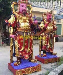 Tượng Hộ Pháp Gỗ Mít Sơn Son Thếp Vàng