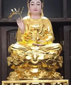 Tượng Quan Thế Âm Bồ Tát Dát Vàng 9999