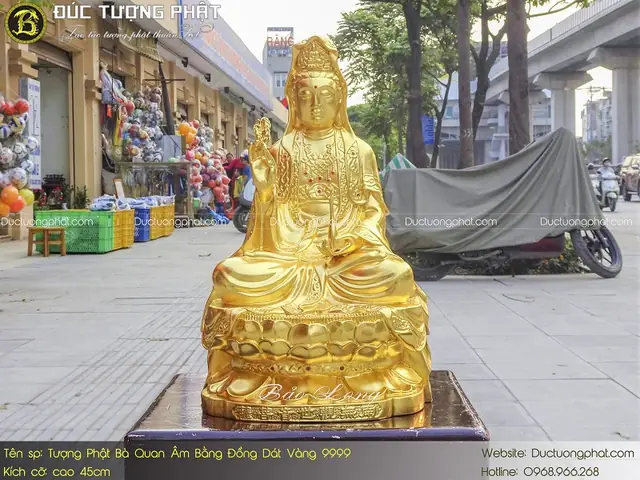 Tượng Quan Âm Được Tôn Tạo Bằng Nhiều Chất Liệu Khác Nhau (ảnh Sưu Tầm Internet)