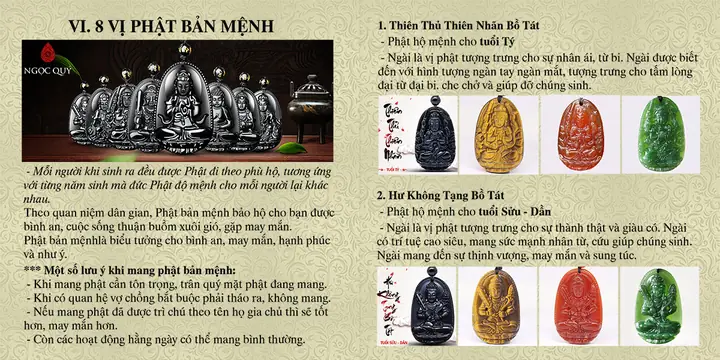Phật Bản Mệnh Đá Obsidian