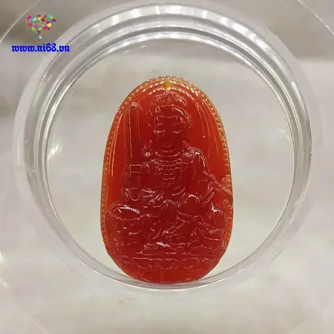 Phật Bản Mệnh Mã Não Đỏ