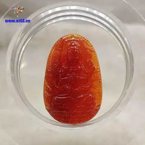 Phật Bản Mệnh Mã Não Đỏ