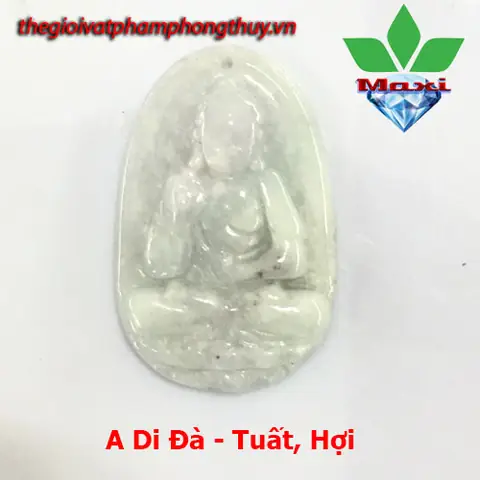 Thông Tin Mặt Phật Bản Mệnh A Di Đà Ngọc Cẩm Thạch Tự Nhiên