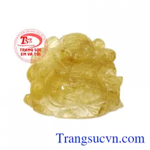 Phật Bản Mệnh Thạch Anh Tóc Vàng