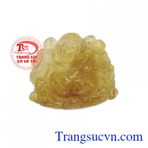 Phật Bản Mệnh Thạch Anh Tóc Vàng