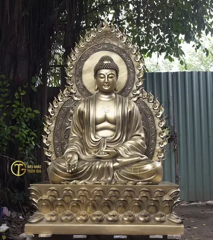 Mời Quý Phật Tử Hoan Hỷ Ngắm Nhìn Hình Ảnh Những Mẫu Tượng Phật A Di Đà Đẹp Do Cơ Sở Điêu Khắc Tượng Phật Trần Gia Tôn Tạo: