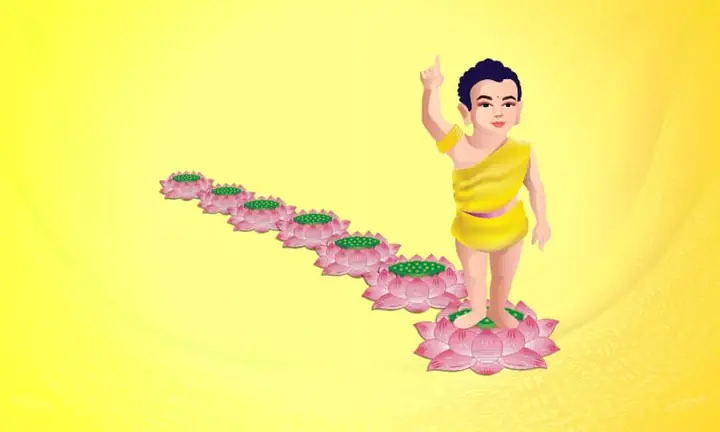 File Gốc Vector Phật Đản Sanh
