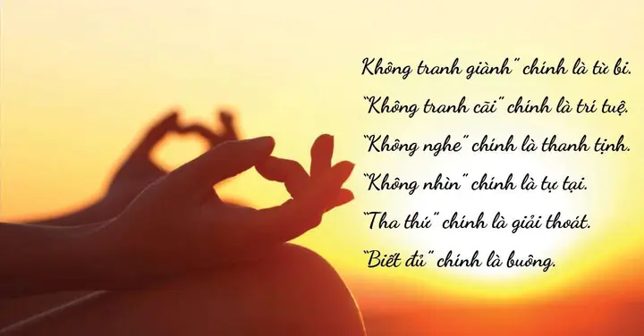 Lời Phật Dạy Về Cuộc Sống– Buông Bỏ: