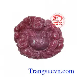 Mặt Phật Di Lặc Ruby Hưng Thịnh