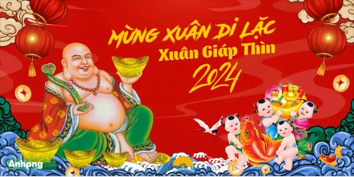Phông Nền Mừng Xuân Di Lặc