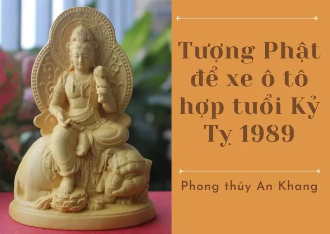 Tượng Phật Để Xe Ô Tô Hợp Tuổi Kỷ Tỵ 1989 - Phong Thuỷ An Khang