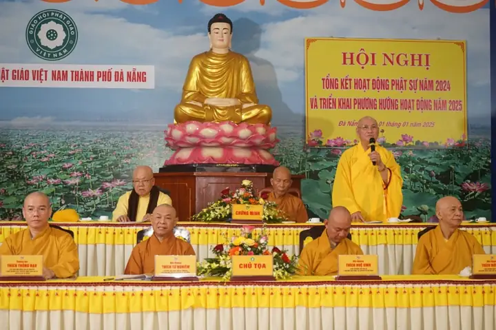 Đà Nẵng: Ban Trị Sự Phật Giáo Đà Nẵng Tổ Chức Hội Nghị Tổng Kết Phật Sự Năm 2024