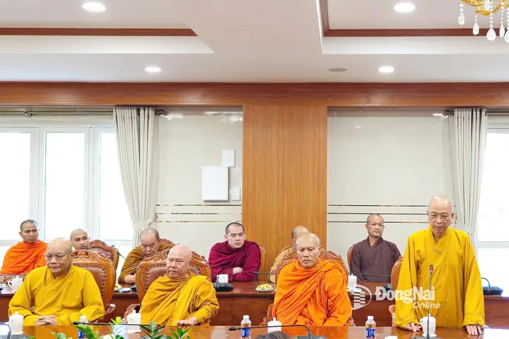 Ban Trị Sự Giáo Hội Phật Giáo Việt Nam Tỉnh Đồng Nai Chúc Mừng Thành Công Đại Hội Đảng Bộ Tỉnh Lần Thứ I