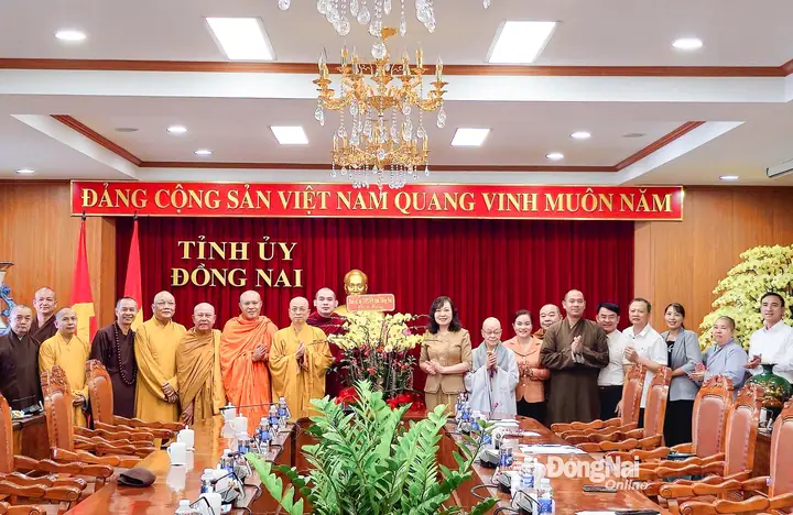 Ban Trị Sự Giáo Hội Phật Giáo Việt Nam Tỉnh Đồng Nai Chúc Mừng Thành Công Đại Hội Đảng Bộ Tỉnh Lần Thứ I