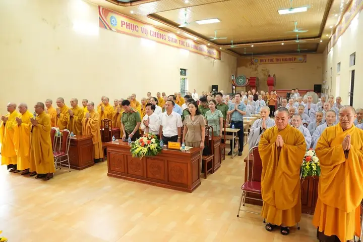 Nam Định: Lễ Công Bố Quyết Định Chuẩn Y Nhân Sự Bts Ghpgvn Tp Nam Định Nhiệm Kỳ Ix (2021 – 2026)