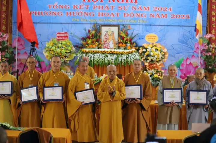 Phú Yên: Ban Trị Sự Phật Giáo Tỉnh Tổ Chức Hội Nghị Tổng Kết Phật Sự Năm 2024