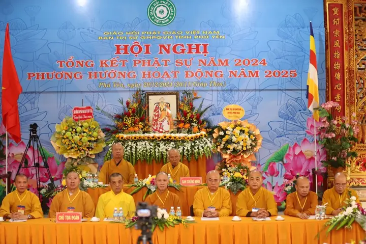 Phú Yên: Ban Trị Sự Phật Giáo Tỉnh Tổ Chức Hội Nghị Tổng Kết Phật Sự Năm 2024