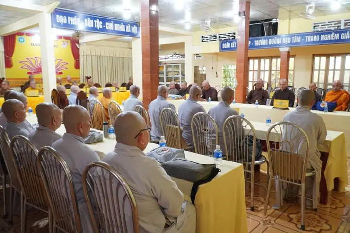 Phật Giáo Tiền Giang Đã Hoàn Thành Việc Dừng Hoạt Động Ban Trị Sự 11 Huyện Thị Thành Trong Toàn Tỉnh